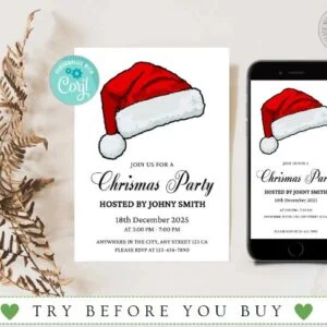 Christmas Party Invitation Templates