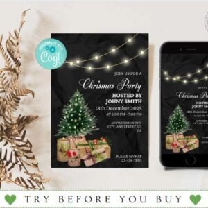 Christmas Party Invitation Template