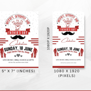 Printable Father's Day Invitation