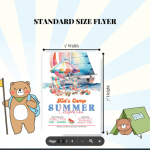 Kids Summer Camp Editable