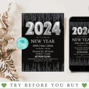 New Year Invitation Template