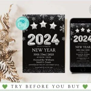 New Year Invitation Templates