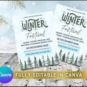 Winter Festival Flyer Templates