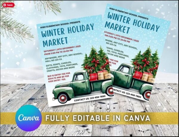 Winter Holiday Market Event