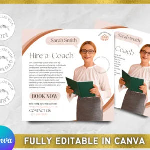 Coaching Flyer Editable Template