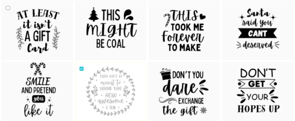 Christmas Gift Tags Svg