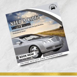 Shuttle Service Flyer Template