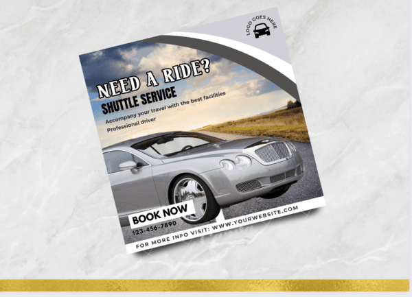 Shuttle Service Flyer Template