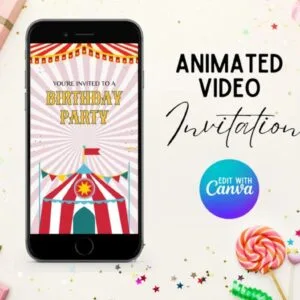 Carnival Birthday Invitation