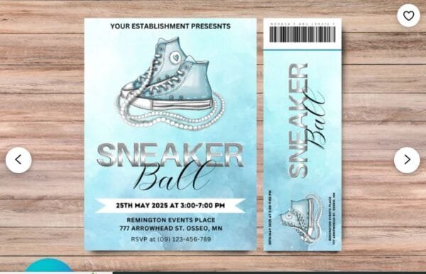 Sneaker Ball Flyer Template