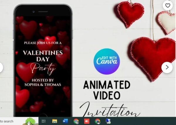 Animated Video Valentine's Day