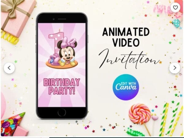 Birthday Party Animated Invitation