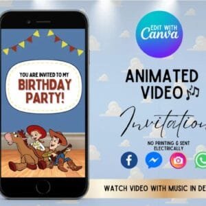 Animated Video Party Invite