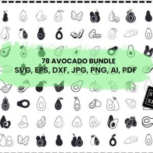 Avocado Svg