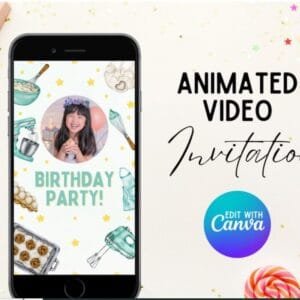 Baking Video Invitation