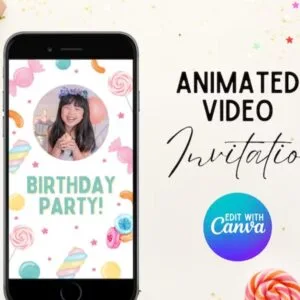 Candy Birthday Animated Video
