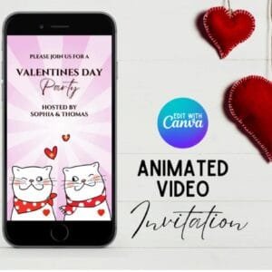 Animated Valentine Party Invitation