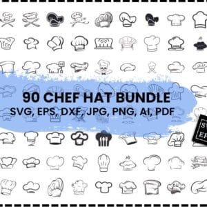 Chef Hat Svg Bundle