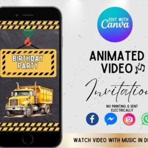 Animated Birthday Video Invitation