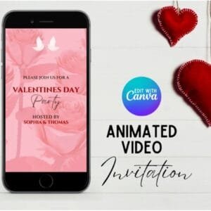 Animated Digital Valentine Invitation