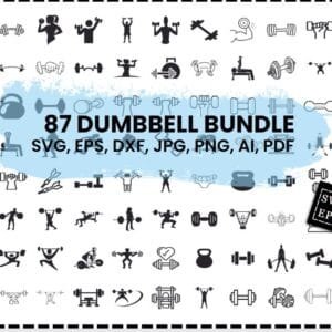 Dumbbell Svg