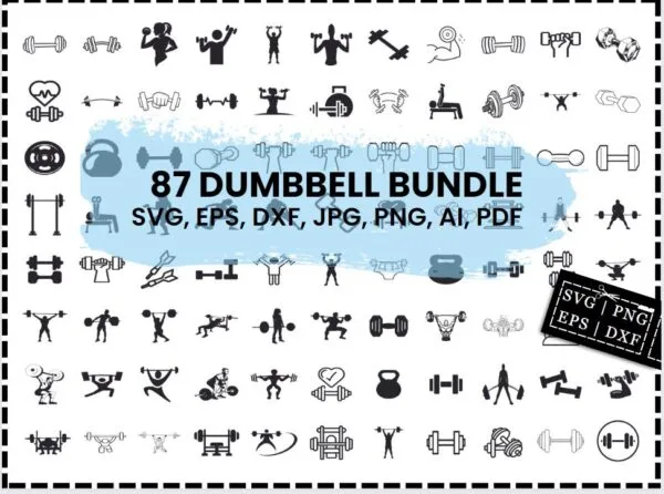 Dumbbell Svg
