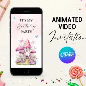Fairy Birthday Animated Invitation