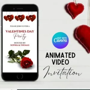 Editable Video Valentine's Day