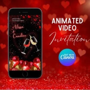 Animated Galentines Ladies Night