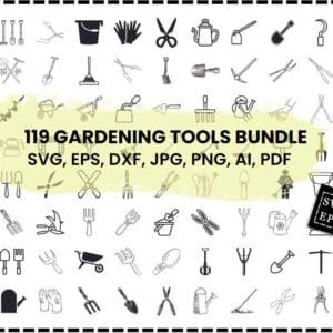 Gardening Tools Svg