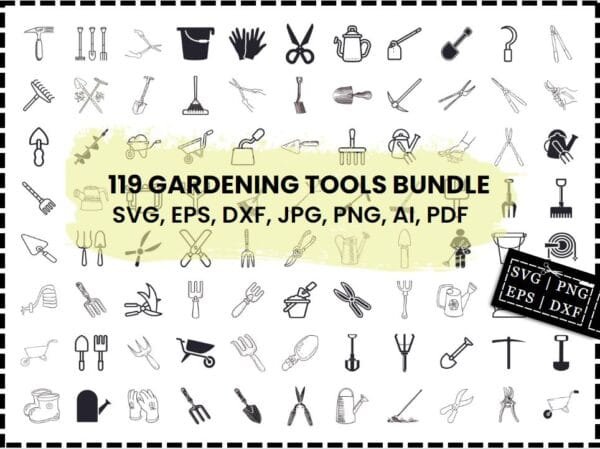 Gardening Tools Svg