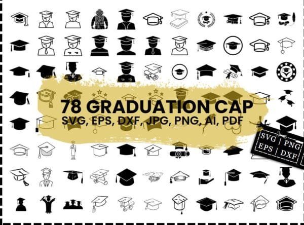 Graduation Cap Svg