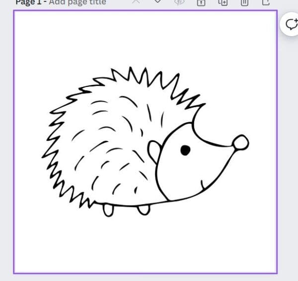 Hedgehog Svg
