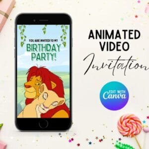 Animated Lion King Birthday