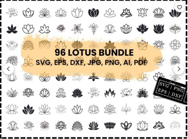 Lotus Svg Bundle