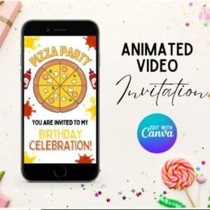 Pizza Party Invitation