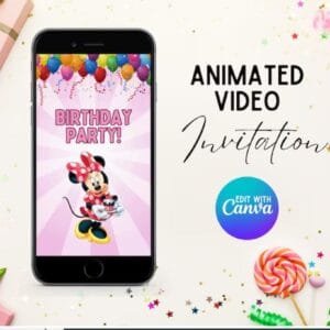 Digital 2nd Birthday Invitation