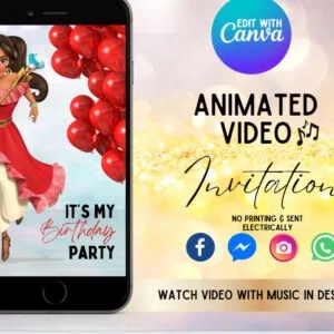 Girl Birthday Party Invitation