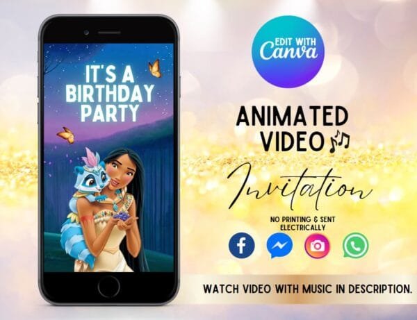 Video Birthday Party Invitation