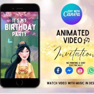 Princess Birthday Electronic Video