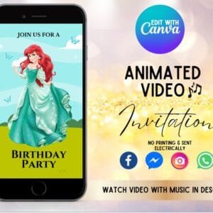 Princess Video Invitation