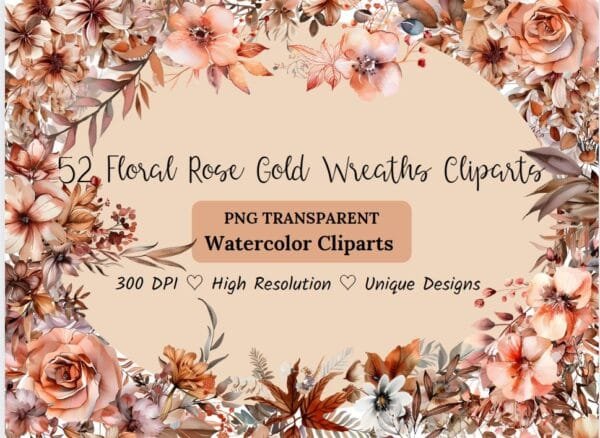 Floral Wreath Clipart