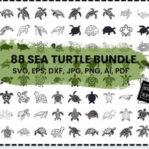 Sea Turtle Svg