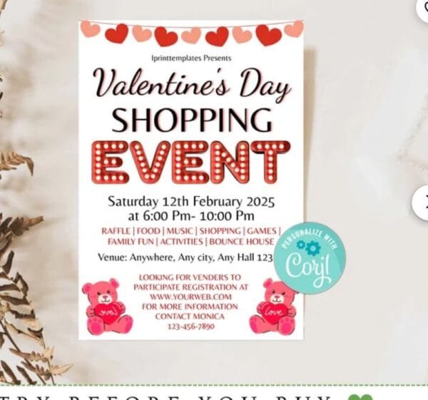 Valentine's Day Shopping Flyer