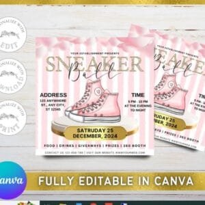 Sneaker Ball Flyers Template