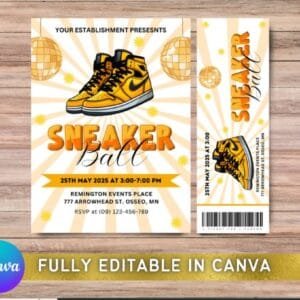 Sneaker Ball Gala Flyer