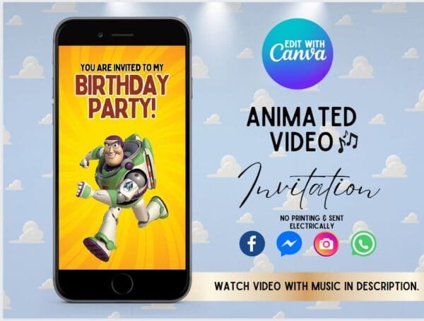 Birthday Invitation Video