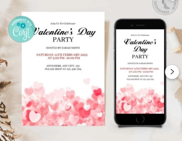 Valentines Day Invitation Party