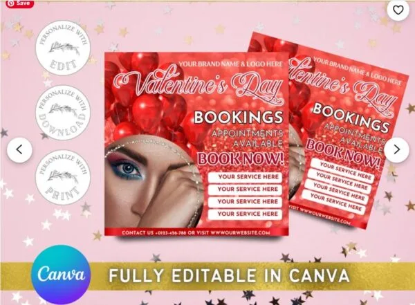 Valentines Day Bookings February