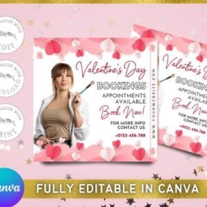 Valentines Day Bookings Flyers